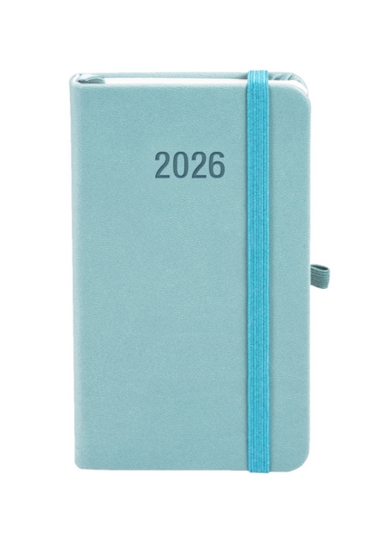 Kalendarz książkowy A6 TDW Memofix błękitny Antra